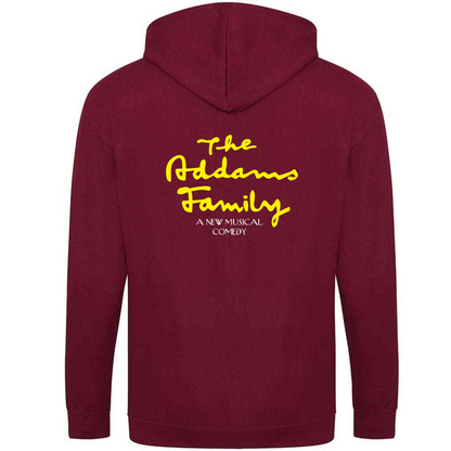 The Adams family Burgundy Zoodie